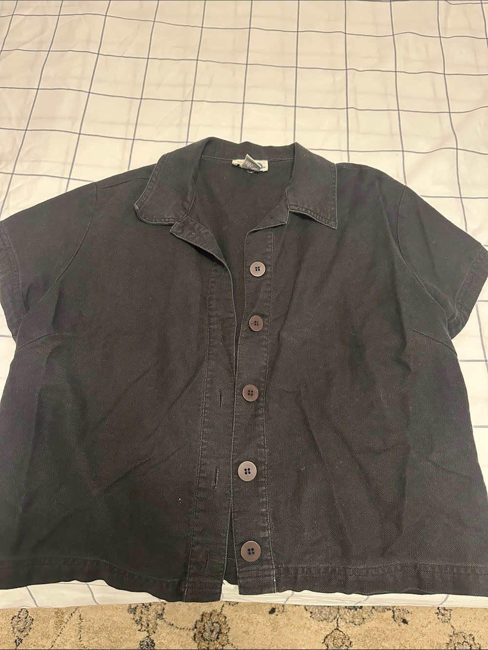 Paul Harris designs button up short sleeve shirt